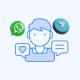 Multichannel Outreach (WhatsApp + Telegram)